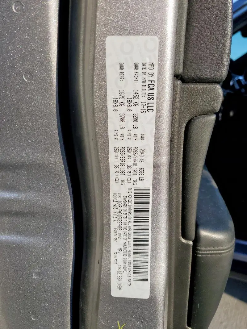 2015 JEEP GRAND CHEROKEE LAREDO  
