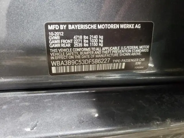 2013 BMW 335 XI  
