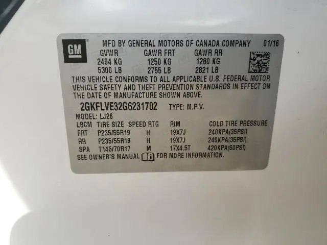 2016 GMC TERRAIN DENALI  