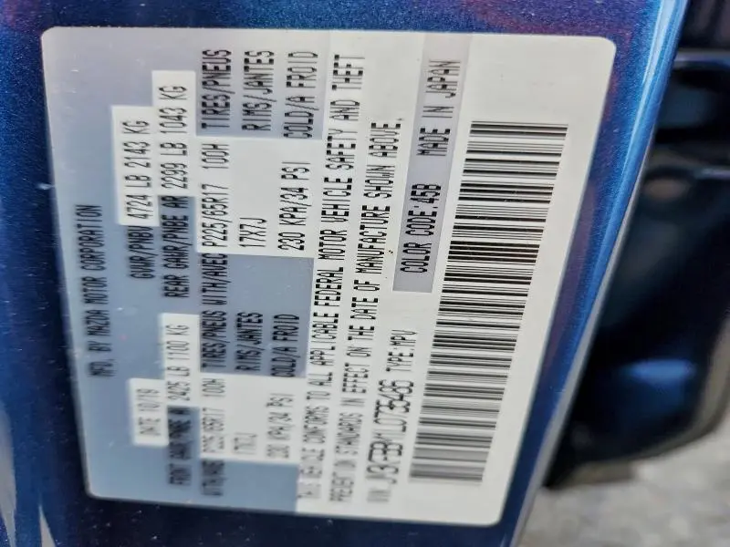 2020 MAZDA CX-5 SPORT  