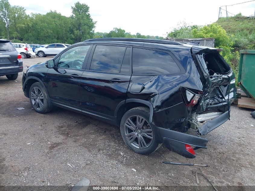 2022 HONDA PILOT AWD SPORT