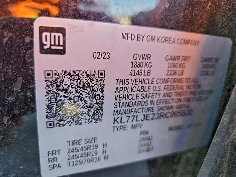 2024 CHEVROLET TRAX 2RS  