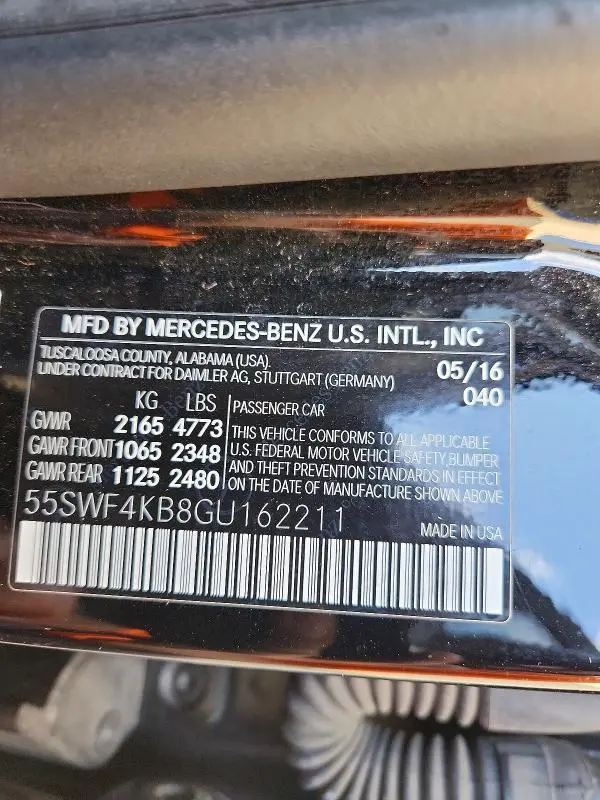 2016 MERCEDES-BENZ C 300 4MATIC  