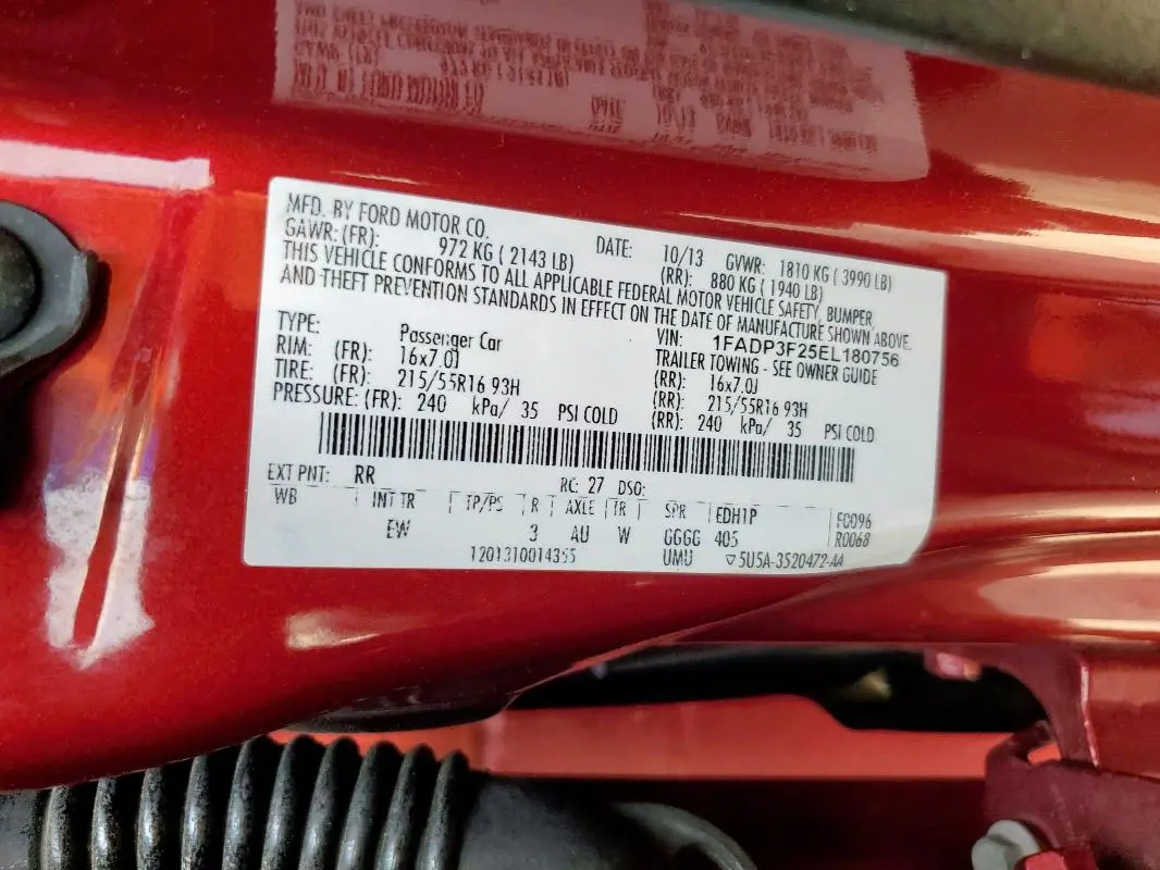 2014 FORD FOCUS SE  