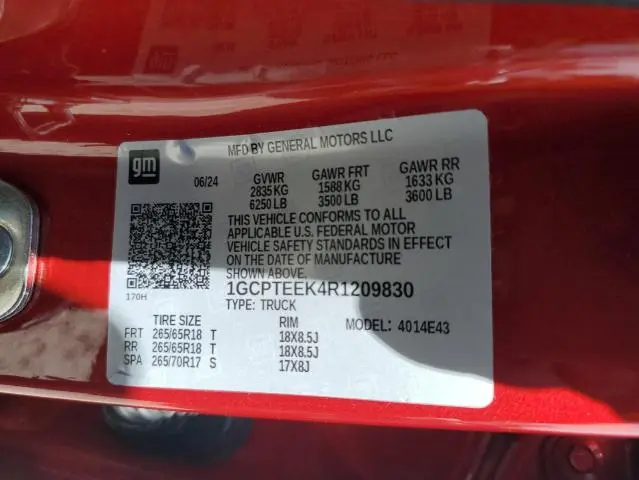 2024 CHEVROLET COLORADO TRAIL BOSS  