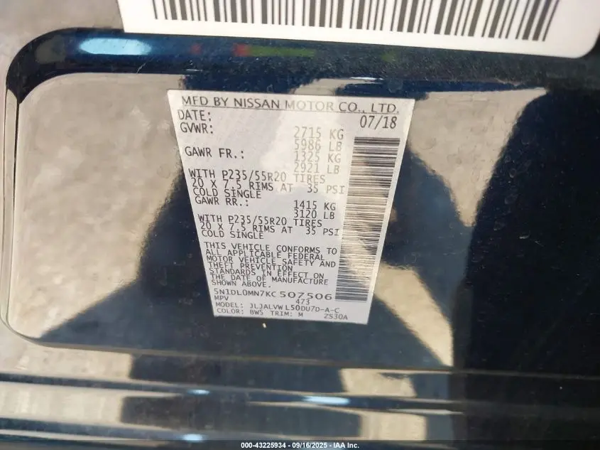 2019 INFINITI QX60 LUXE