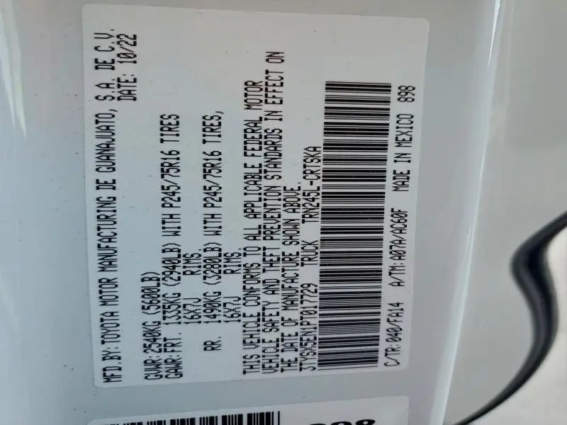 2023 TOYOTA TACOMA ACCESS CAB  