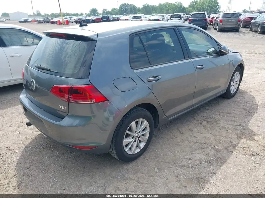 2016 VOLKSWAGEN GOLF TSI S 4-DOOR