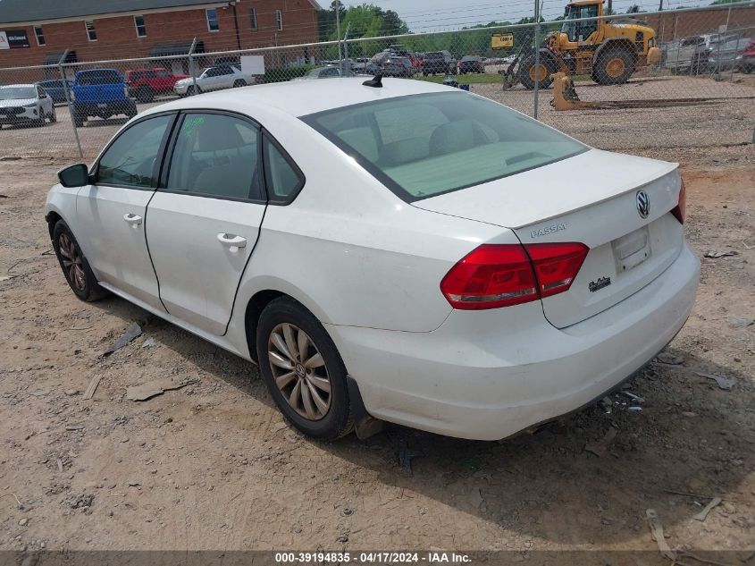 2015 VOLKSWAGEN PASSAT 1.8T WOLFSBURG EDITION