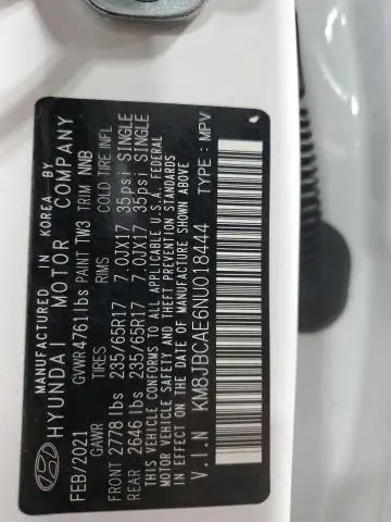 2022 HYUNDAI TUCSON SEL  