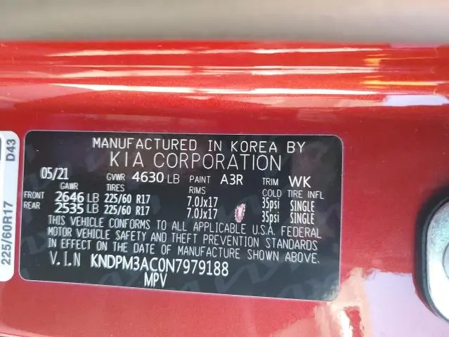 2022 KIA SPORTAGE LX  