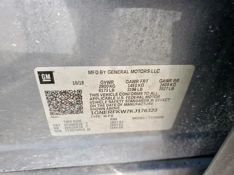 2019 CHEVROLET TRAVERSE LS  