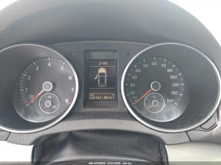 2012 VOLKSWAGEN GOLF 2.5L 4-DOOR