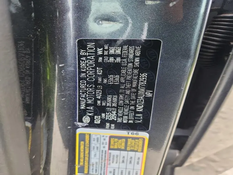 2021 KIA SOUL S  