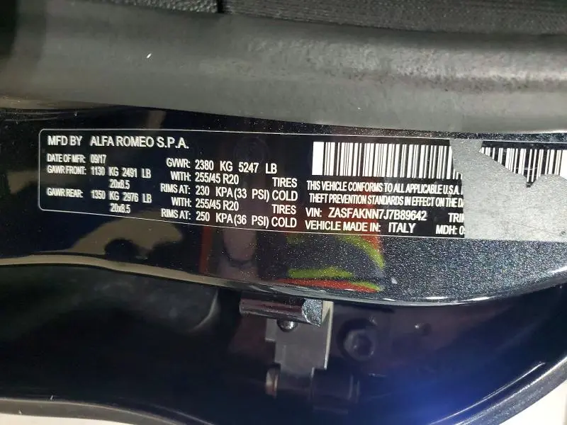 2018 ALFA ROMEO STELVIO TI SPORT  