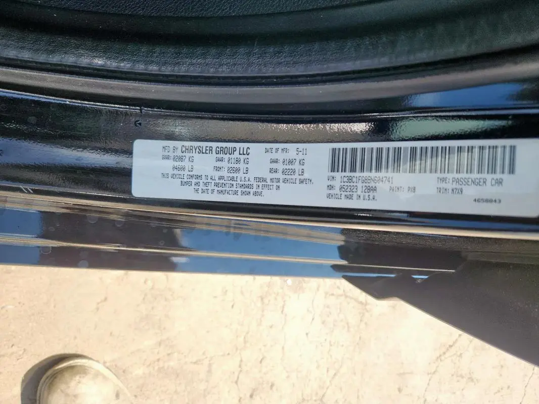 2011 CHRYSLER 200 TOURING  