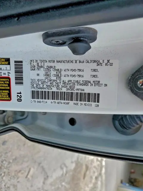 2022 TOYOTA TACOMA DOUBLE CAB  