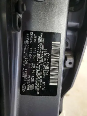 2014 HYUNDAI ACCENT GLS  