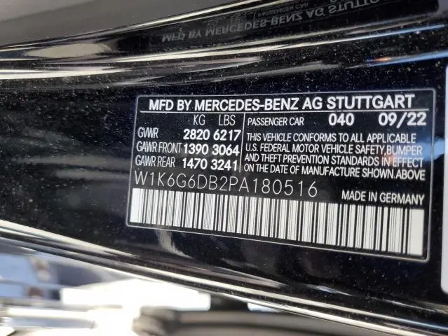 2023 MERCEDES-BENZ S 500 4MATIC  