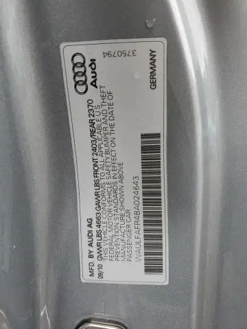 2011 AUDI A5 PREMIUM PLUS  