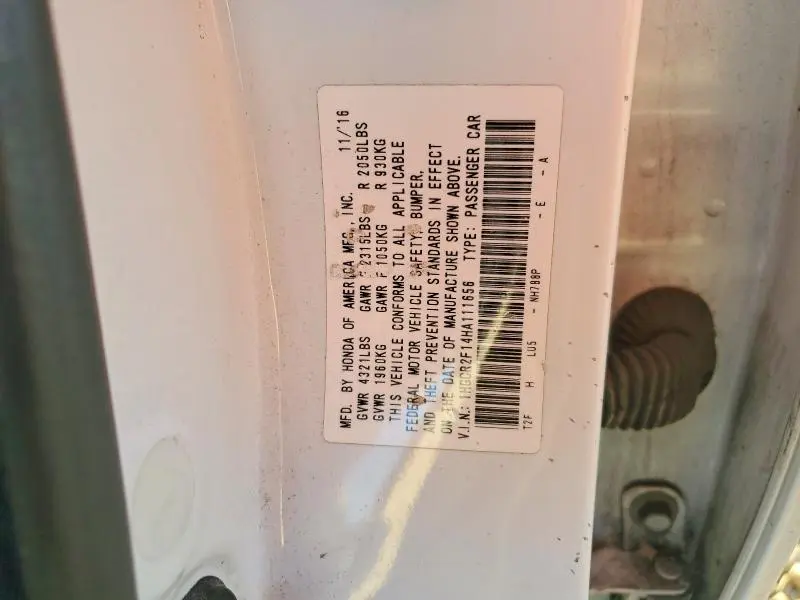 2017 HONDA ACCORD SPORT SPECIAL EDITION  