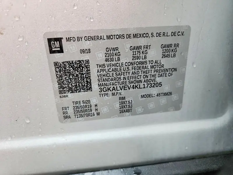 2019 GMC TERRAIN SLT  