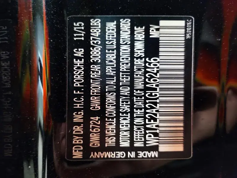 2016 PORSCHE CAYENNE SE HYBRID  