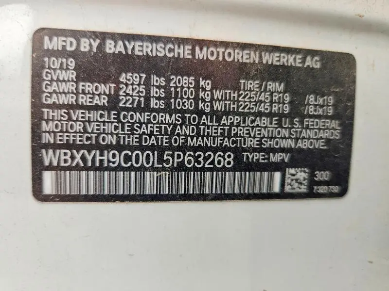 2020 BMW X2 SDRIVE28I  
