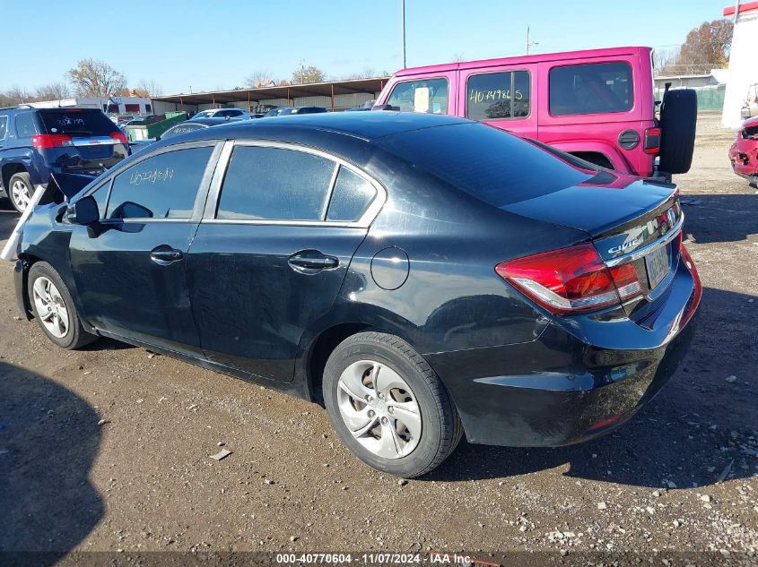 2013 HONDA CIVIC LX