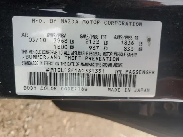 2010 MAZDA 3 I  