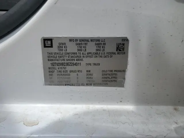 2014 GMC SIERRA K1500 SLT