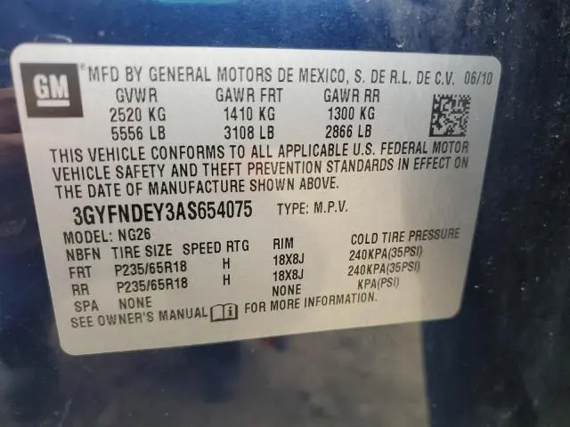 2010 CADILLAC SRX LUXURY COLLECTION  