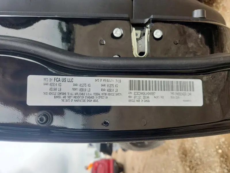2018 CHRYSLER 300 TOURING  