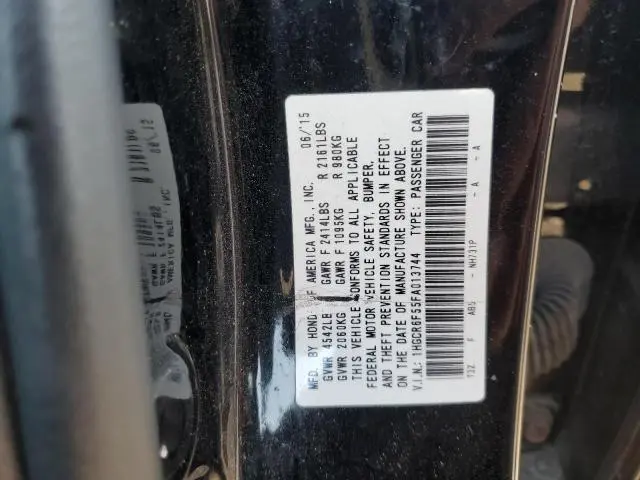 2015 HONDA ACCORD HYBRID EXL  