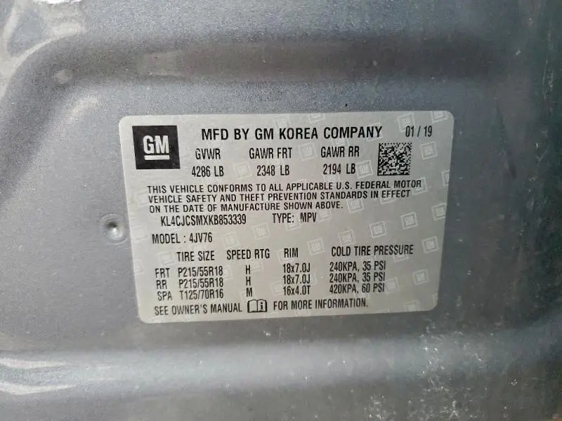 2019 BUICK ENCORE ESSENCE  