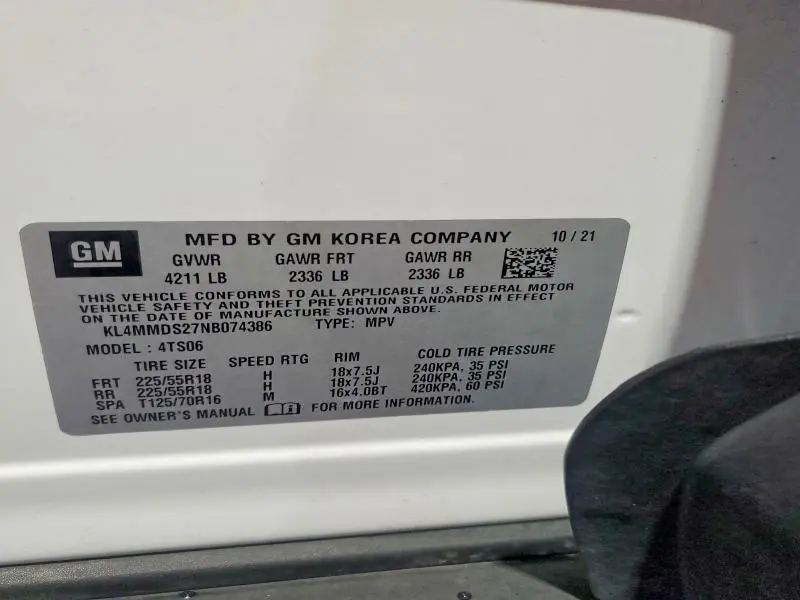 2022 BUICK ENCORE GX SELECT  