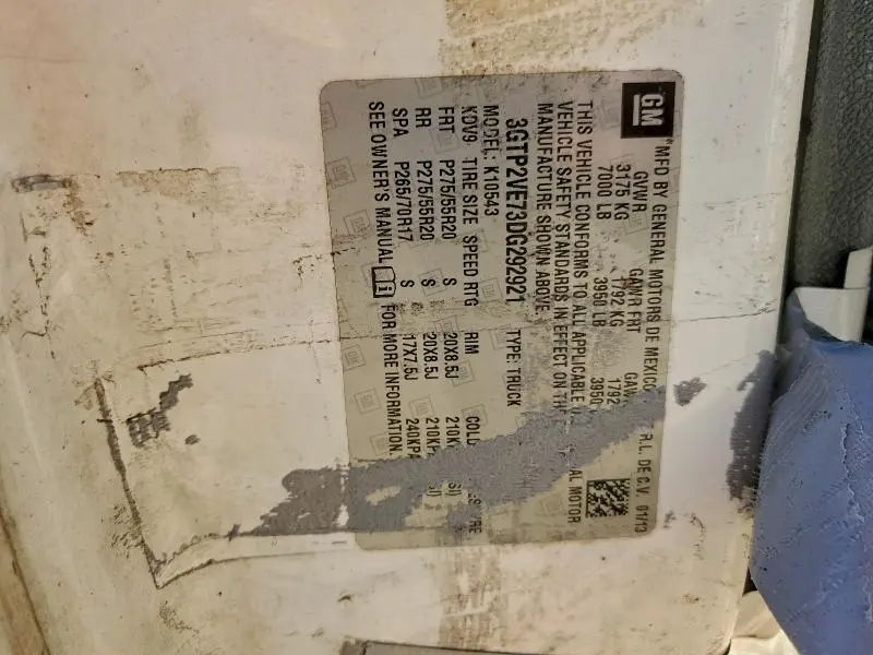 2013 GMC SIERRA K1500 SLE  