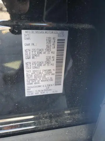 2024 NISSAN MURANO PLATINUM  