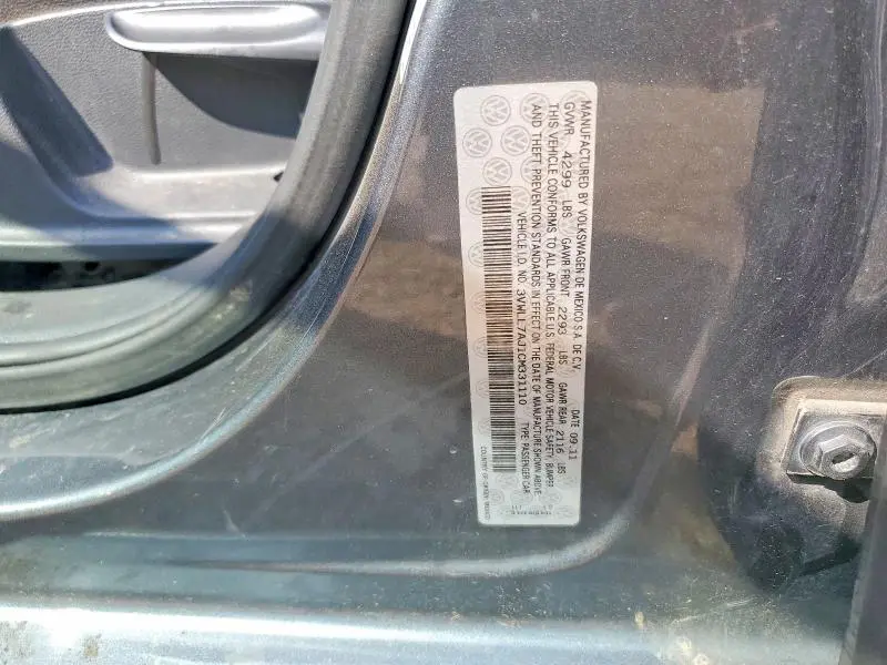 2012 VOLKSWAGEN JETTA TDI  