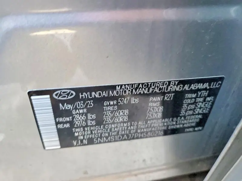 2023 HYUNDAI SANTA FE SE  