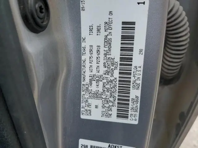 2016 TOYOTA TUNDRA CREWMAX LIMITED  