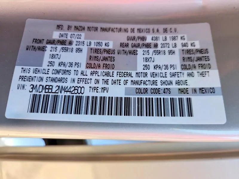 2022 MAZDA CX-30 SELECT  