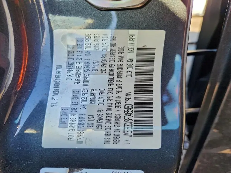 2015 MAZDA CX-9 TOURING  