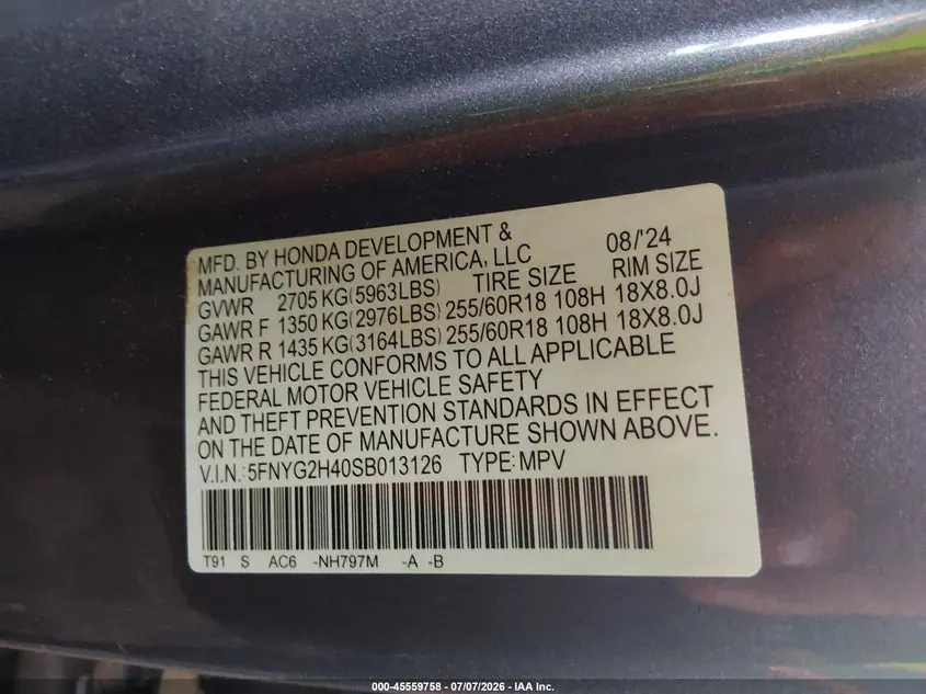 2025 HONDA PILOT EX-L