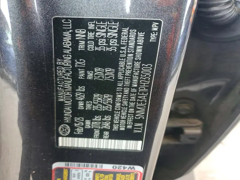 2023 HYUNDAI TUCSON LIMITED  