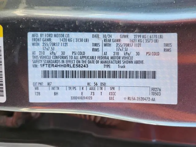 2024 FORD RANGER XLT  