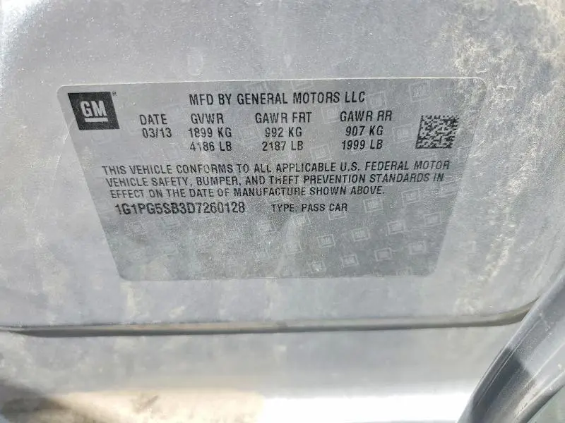 2013 CHEVROLET CRUZE LTZ  