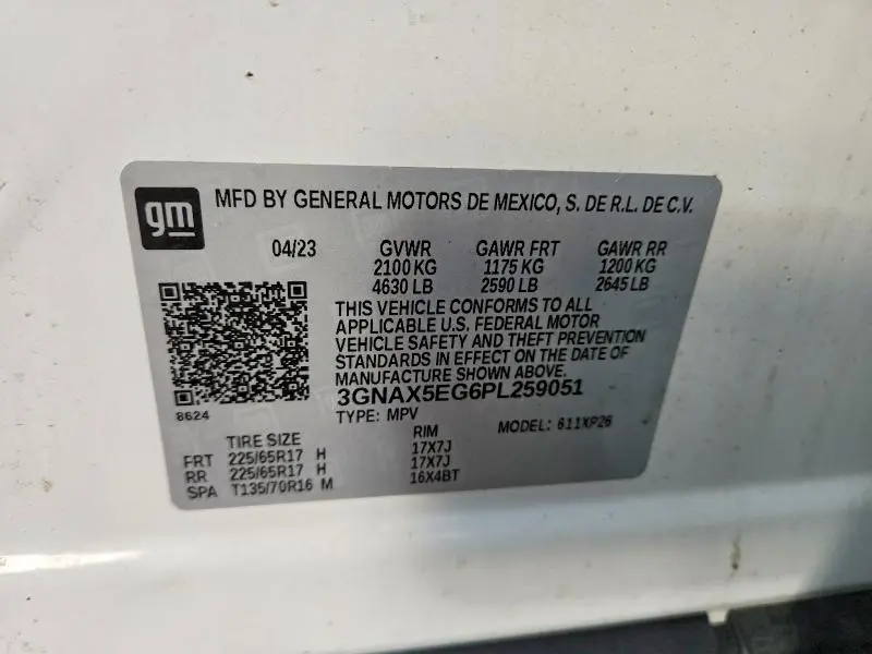 2023 CHEVROLET EQUINOX LS  