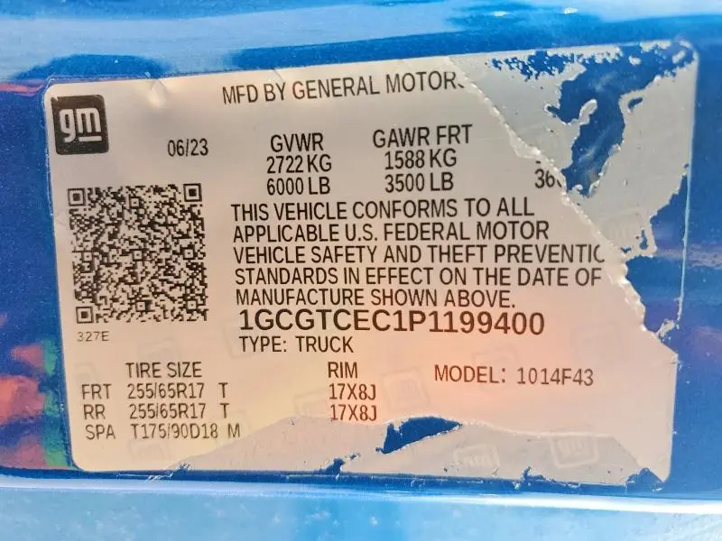 2023 CHEVROLET COLORADO LT  