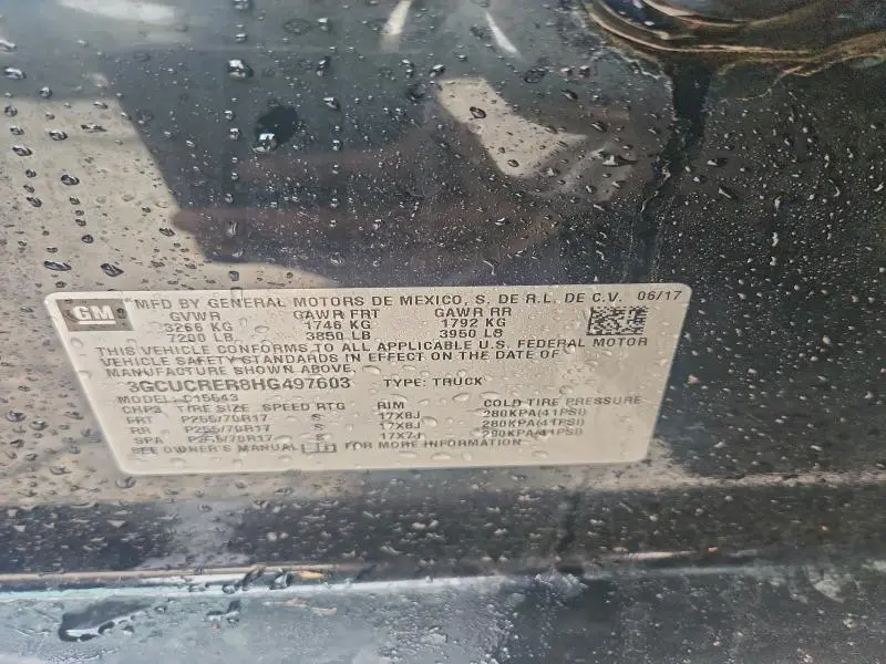 2017 CHEVROLET SILVERADO C1500 LT  